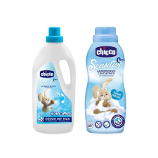 Chicco Sensitive gyermek mosószer 1,5liter + Koncentrált öblítő Édes Púder 750ml tisztító- és takarítószer, higiénia