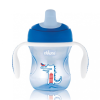 Chicco Training Cup csöpögésmentes, TPE csőrös itatópohár fülekkel 6 hó+ 200 ml (kék)