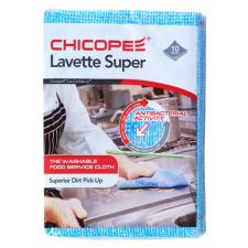 Chicopee Törlőkendő CHICOPEE Lavette Super konyhai mosható 51 x 36 cm kék 10 db/csomag tisztító- és takarítószer, higiénia