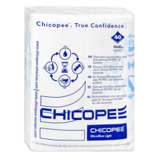 Chicopee Törlőkendő chicopee microfibre light mikroszálas gyorskendő nem mosható 34 x 40 cm kék mintával 40 db/csomag takarító és háztartási eszköz