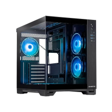 Chieftec Chieftec Visio Tempered Glass Black (GM-30B-TG-OP) számítógép ház