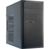 Chieftec HT-01B-OP Libra szériás táp nélküli fekete mATX ház