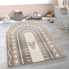  Children&#039;s Rug with Heart Rainbow Shape lakástextília