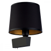  CHILLIN I 8197 Nowodvorski fali lámpa fekete és arany E27 fali lámpa lámpabúra klasszikus
