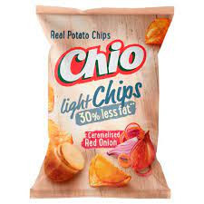  Chio Light Chips karamellizált vöröshagyma ízű burgonyachips 55g előétel és snack