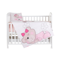 Chipolino 5 részes ágynemű garnitúra - pink bear babaágynemű, babapléd