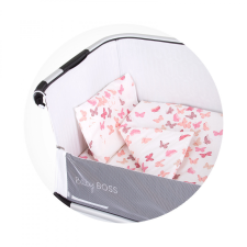  Chipolino ágynemű babaöbölhöz - white butterflies babaágynemű, babapléd