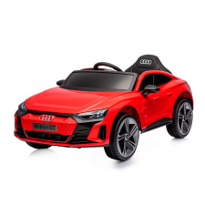  Chipolino Audi e-Tron elektromos autó bőr üléssel - piros lábbal hajtható járgány