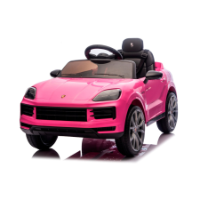 Chipolino Porsche Kayennee lektromos autó bőr üléssel - pink elektromos járgány