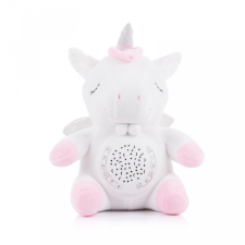 Chipolino projektoros zenélő plüss játék - Unicorn bébijáték kiságyra