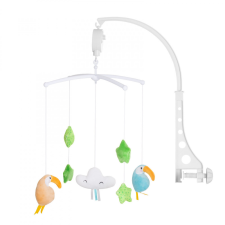 Chipolino Zenélő forgó - Parrots bébijáték kiságyra