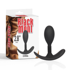 Chisa Novelties Anal Play Plug S - szilikon, vízálló anál dildó - 8,6 cm (fekete) anál