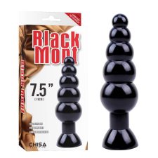 Chisa Novelties Large Anal Bead - letapasztható anál dildó - 18,5 cm (fekete) anál