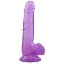 Chisa Novelties Violet Hi-Rubber Dildo 14 x 3,6 cm műpénisz, dildó
