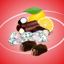  Chocofive Túró citrom izű szaloncukor 5 kg csokoládé és édesség