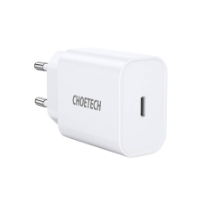 CHOETECH Q5004 USB-C Hálózati töltő - Fehér (20W) mobiltelefon kellék