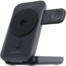 CHOETECH Qi2 Certified 3-in-1 magnetic charger holder with 10000mAh battery power bank