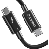 CHOETECH Thunderbolt 4 USB-C 40Gbps Cable 0.8m Black (A3010)