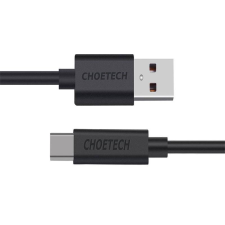 CHOETECH USB-USB-C kábel Choetech AC0002, 1m (fekete) kábel és adapter