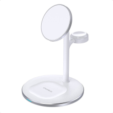 CHOETECH wireless charger with stand 2in1(white) mobiltelefon kellék