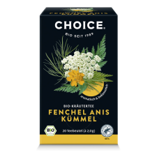  Choice bio gyógynövény tea édeskömény, ánizs és kömény 40 g gyógytea