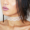  Choker nyaklánc – Fehér csipke