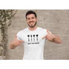  Choose your weapon fehér póló egyedi ajándék