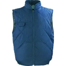  CHOUKA KÉK STEPPELT MELLÉNY 3 ZSEB, 160 G/M2_L munkaruha