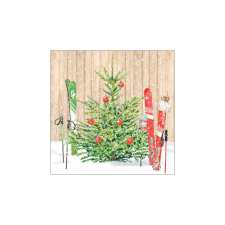  Christmas Skiing papírszalvéta 33x33cm, 20 db-os konyhai eszköz