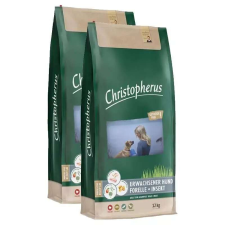 Christopherus Christopherus Dog Adult Grain Free Pisztráng és rovar Small&medium 2x12kg kutyaeledel