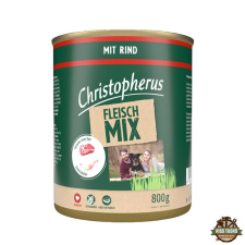 Christopherus Dog konzerv meat mix marha 800g kutyaeledel
