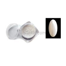 Chrome Mirror Powder - Fehér körömdíszítő