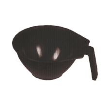 Chromwell fekete nyeles festőtál fodrászkellék