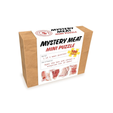  Chronicle Books Mini puzzle prekvapenie Mäso 100 dielikov puzzle, kirakós