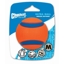 Chuckit! Ultra Ball - Az Elnyűhetetlen gumilabda kutyáknak (L; 7 cm) játék kutyáknak