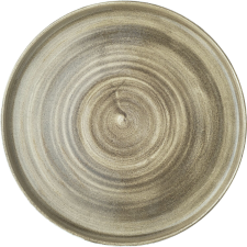Churchill A CHURCHILL »Stonecast« »Antique Taupe« lapos tányér, emelt perem, ø: 260 mm tányér és evőeszköz