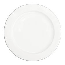 Churchill »Alchémia« »Szalagok« Lapos tányér, ø: 330 mm, platina tányér és evőeszköz