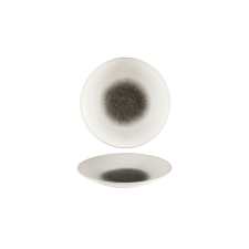Churchill »Bamboo« »Raku Quartz« mély tányér, coup, ø: 255 mm tányér és evőeszköz