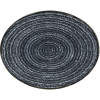 Churchill »Homespun« »Charcoal Black« lapos tányér, kupola, ovális, hossz: 317 mm