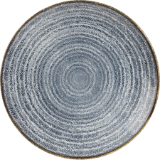 Churchill »Homespun« »Slate Blue« lapos tál, coup, Ø: 217 mm tányér és evőeszköz