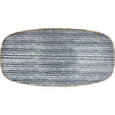 Churchill »Homespun« »Slate Blue« lapos tányér, hossza: 298 mm tányér és evőeszköz