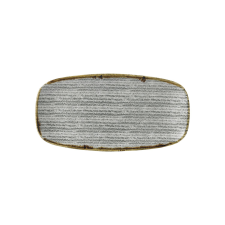 Churchill »Homespun« »Stone Grey« lapos tányér, hossza: 350 mm tányér és evőeszköz