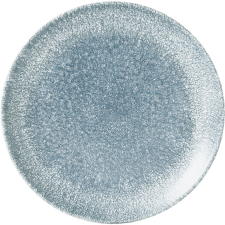 Churchill »Raku« »Topaz Blue« lapos tányér, coup, ø: 165 mm tányér és evőeszköz