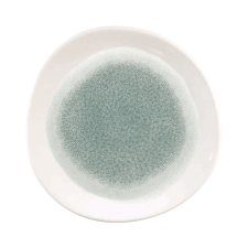 Churchill »Raku« »Topaz Blue« lapos tányér, organikus, ø: 186 mm tányér és evőeszköz