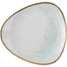 Churchill »Stonecast« »Accents Duck Egg Blue« Lapos tányér, háromszög alakú, ø: 229 mm tányér és evőeszköz