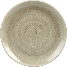 Churchill »Stonecast« »Antique Taupe« lapos tányér, coup, ø: 260 mm tányér és evőeszköz