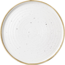 Churchill »Stonecast« »Barley White« emelt élű lapos tányér, átmérő: 275 mm tányér és evőeszköz