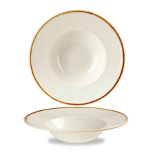 Churchill STONECAST BARLEY WHITE kerámia, széles peremes tányér 24cm,1db, SWHSVWBM1 tányér és evőeszköz