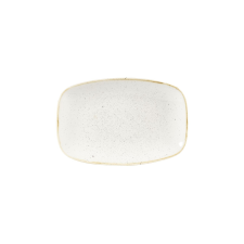Churchill »Stonecast« »Barley White« tányér téglalap alakú, hossza: 237 mm tányér és evőeszköz