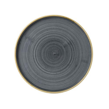 Churchill STONECAST BLUEBERRY kerámia peremes lapos tányér, walled 26cm 1db, SBBSWP261 tányér és evőeszköz